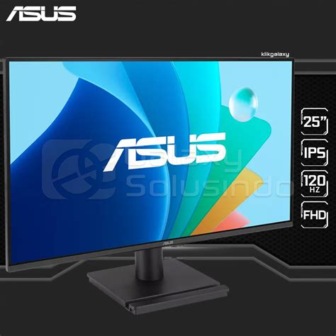 ASUS VA259HGA|Eye Care Monitor|25'''|IPS|Full HD| Frameless 120Hz Adaptive-Sync|HDMI|VGA|2x2W Speaker|Earphone Jack|Versa Mou
